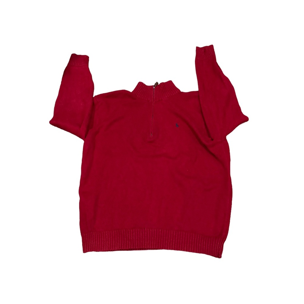 Polo cotton Quarter zip sweater